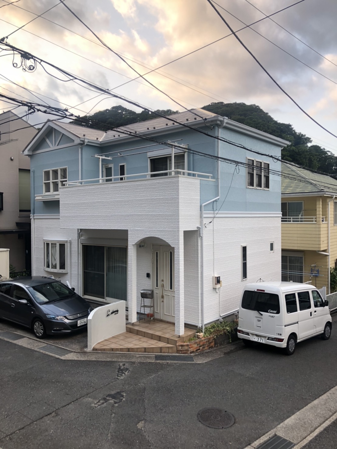 施工後　外壁塗装：パーフェクトトップ　屋根塗装：クールタイトSi　施工地域：神奈川県横須賀市